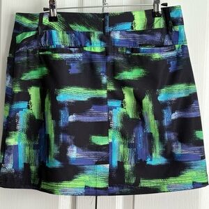 Slazenger Women's A-Line Skort- Black, Green, Blue